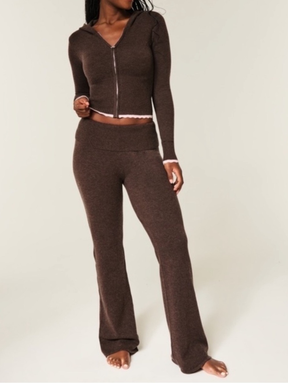 Hollister Gilly Hicks fold over pants